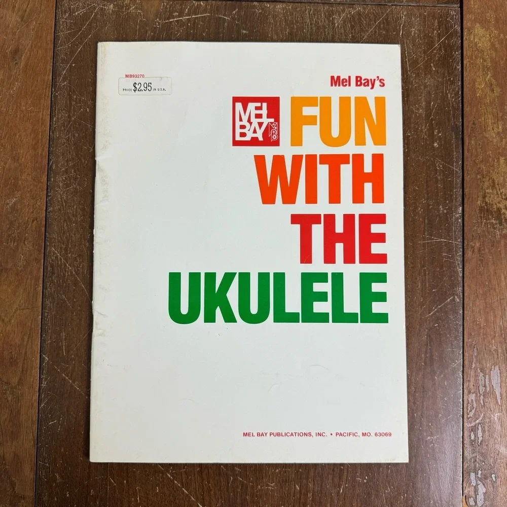 Mel Bay's Fun with the Ukulele How to Play & Music Sheet‎ Book Vintage 1960s